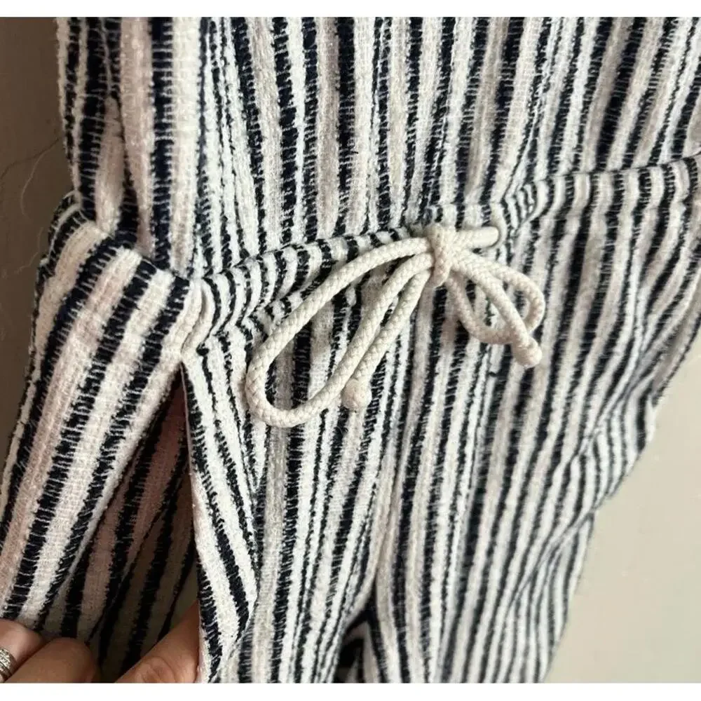 Loft‎ Lou & Grey Jumpsuit XXS Blue White Stripped Sleeveless